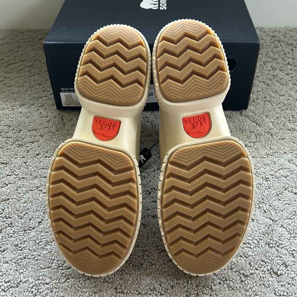 Sorel Cream Platform Combat Boots - Picture 11 of 13